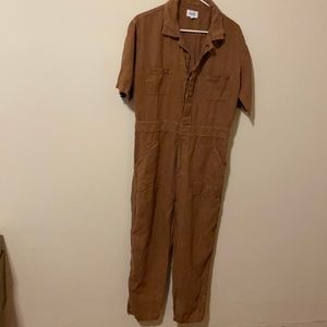 Mate the label linen jumpsuit